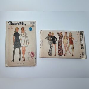 Vintage Butterick patterns - used/cut